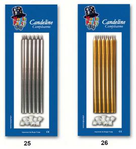 candela happy argento o oro € 3,00