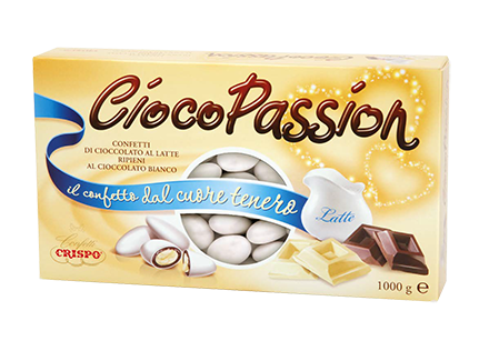 CiocoPassion Confetti di cioccolato al latte con cuore di cioccolato bianco circa 200 pezzi anche di colore rosa e azzurro € 16,50