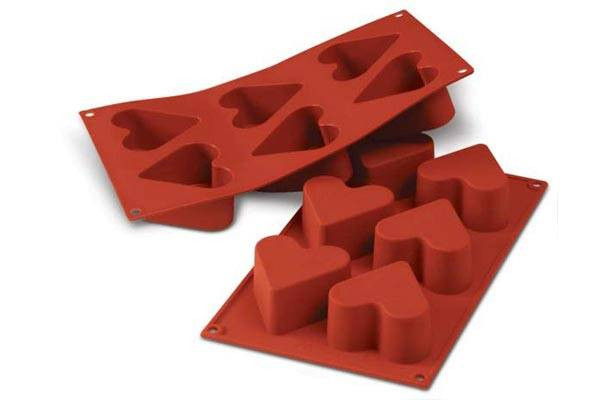 stampo in silicone 6 cavitá 