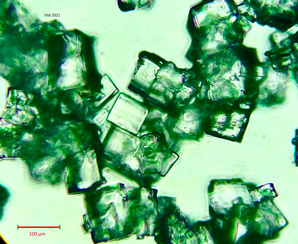 Natriumchloridkristalle