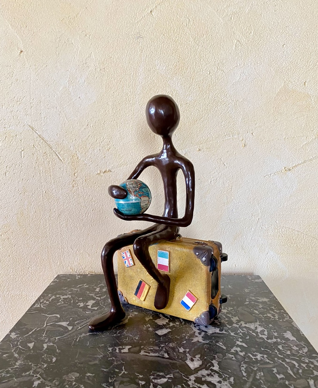 Globbe-trotteur - H29 x B15 x T13 (verkauft)