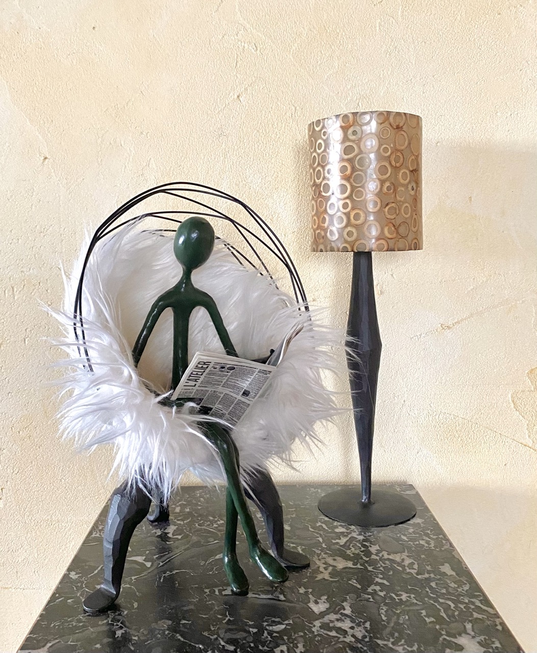 Au salon - H40 x B30 x T25 cm (verkauft)