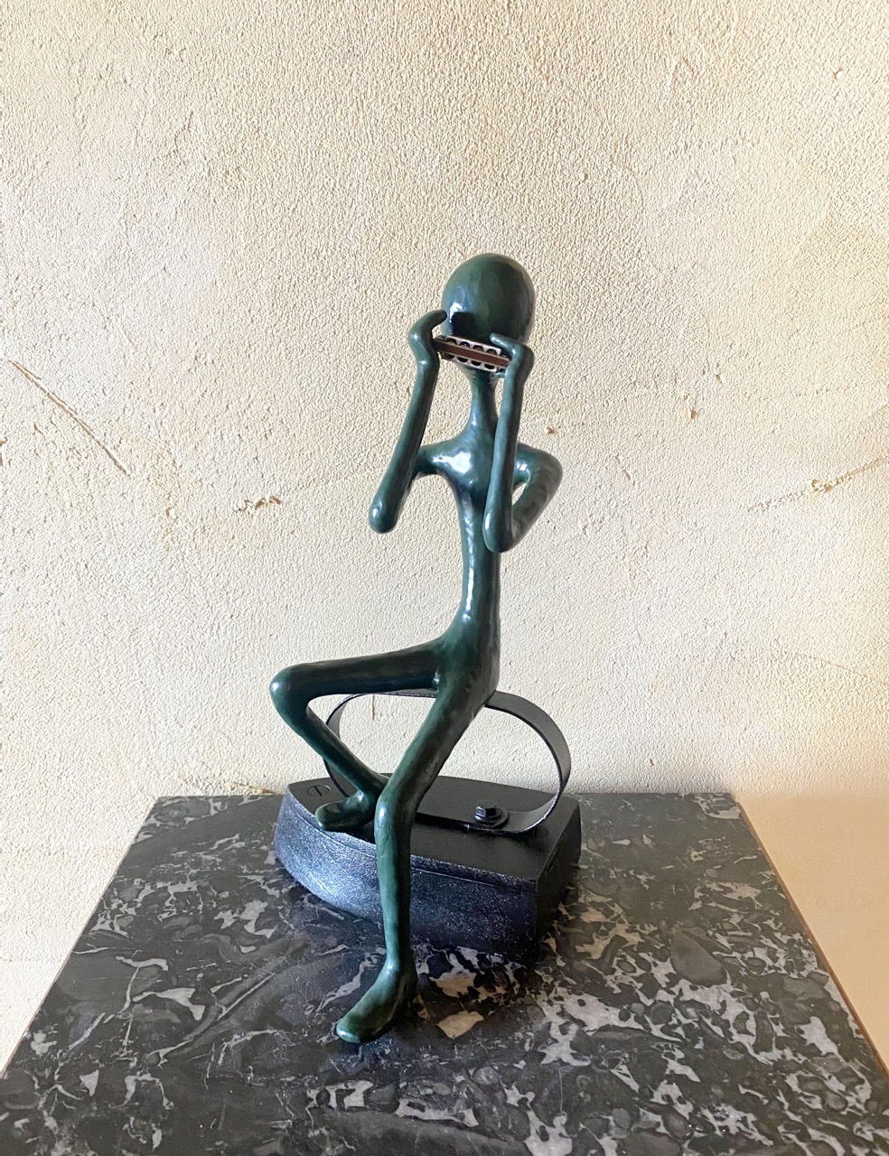 Sur un air d'harmonica - H31 x B17 x T17 cm