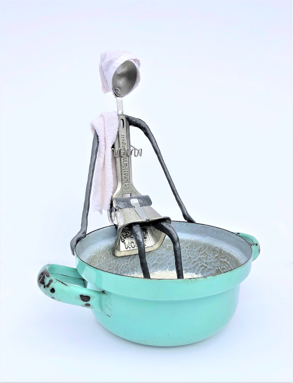 Bain de pieds aux gros sels - H34 X B29 x T25 cm (verkauft)