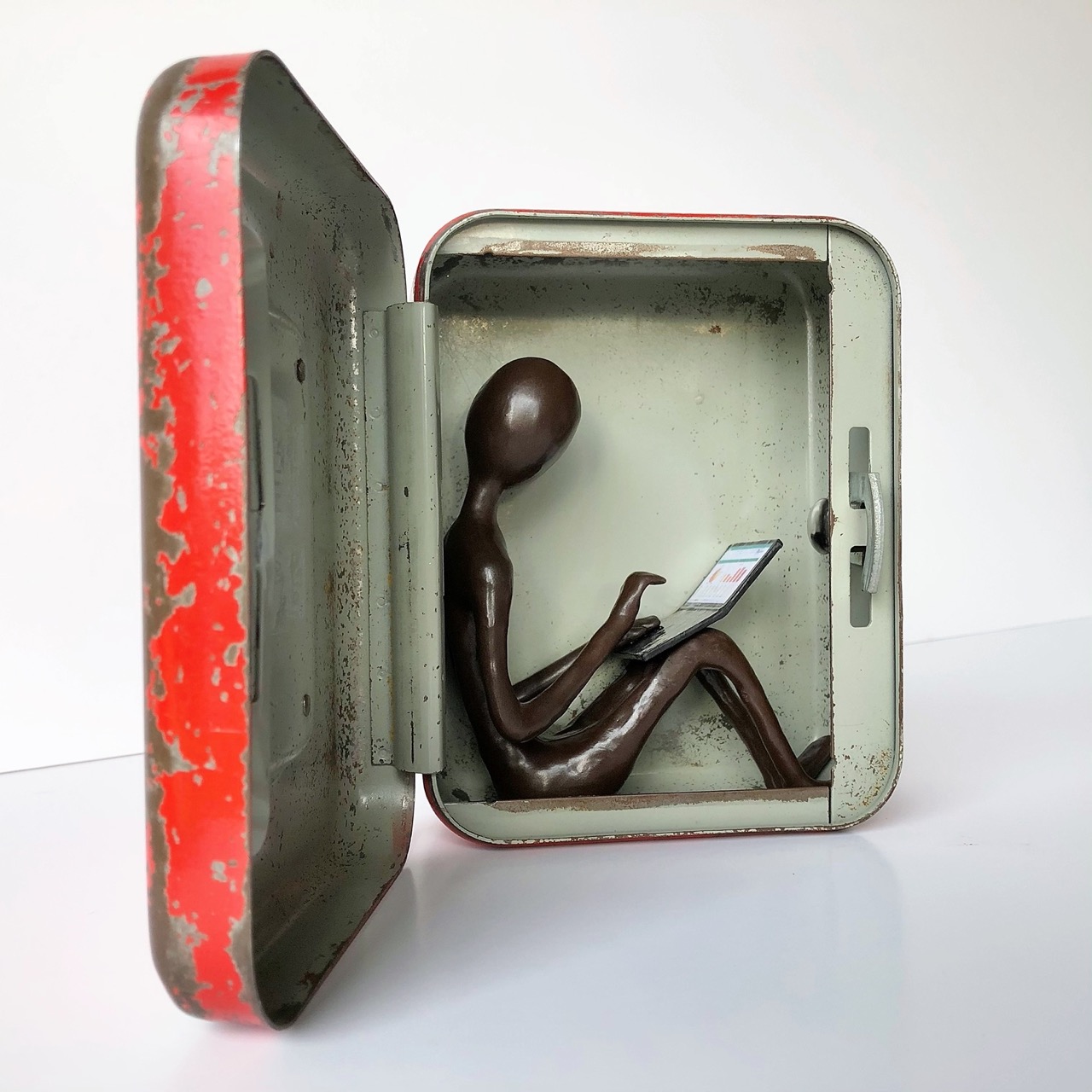 Homeoffice - H17 x B13 x T7 cm (verkauft)