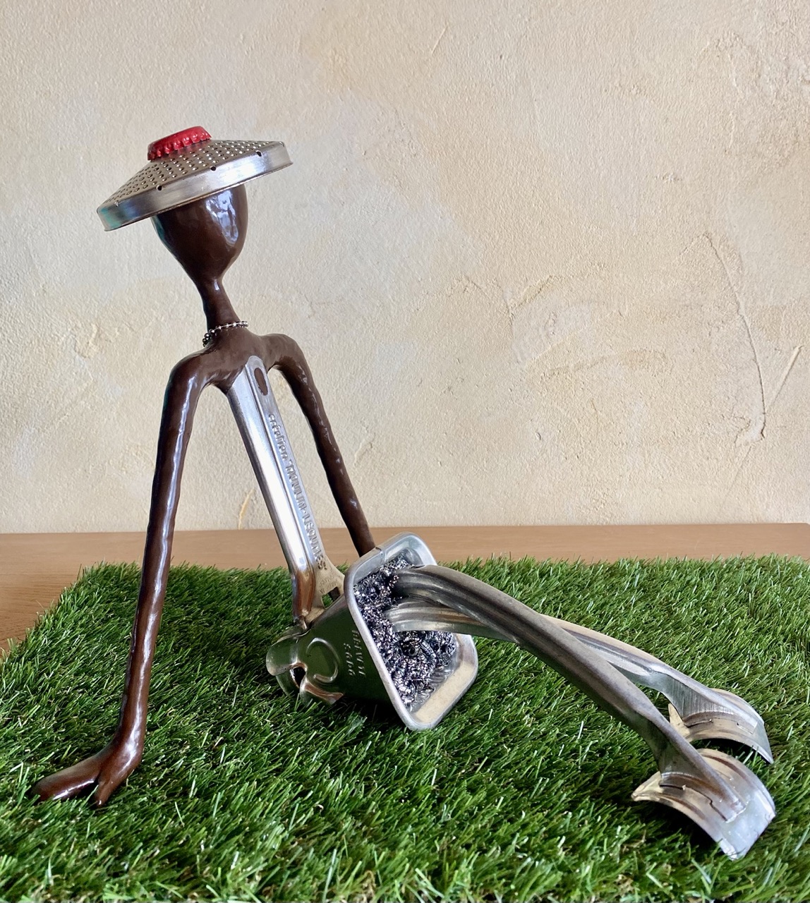 Pause champêtre - H26 x B26 x T28 cm