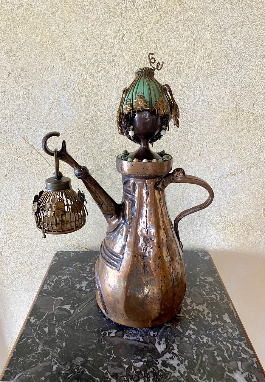 Cage à oiseaux - H41 x B29 x T16 cm (verkauft)