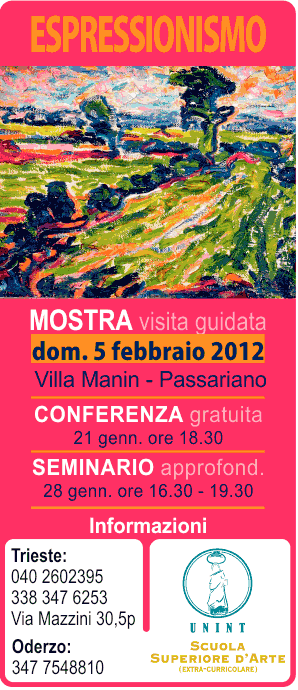 Espressionisti, Visite Guidate Mostre arte; Visite VisionArts, Scuola d'arte VisionArts Trieste, Arte a Trieste