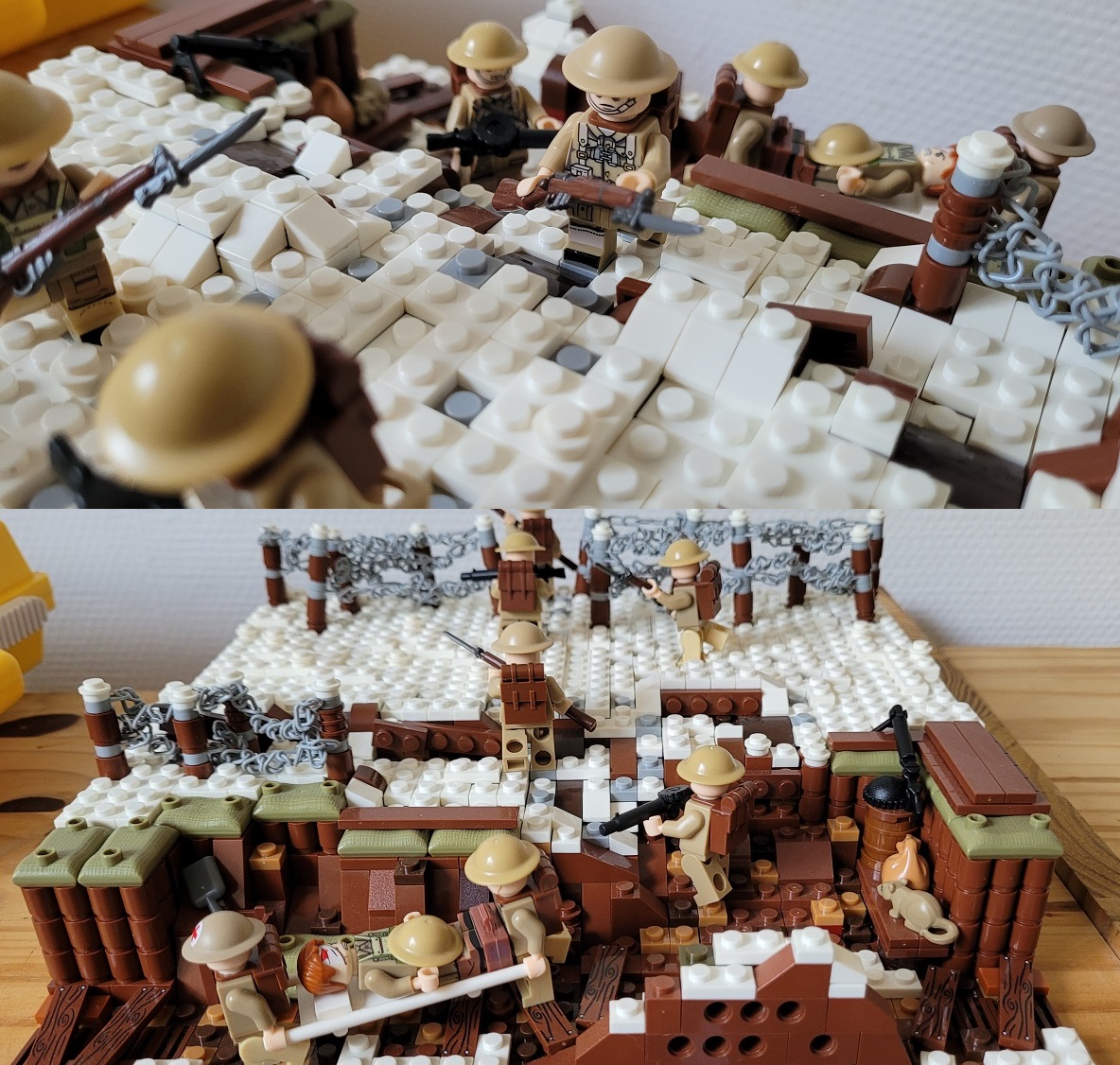 La première guerre mondiale reconstituée en lego® par Lulu la Brick