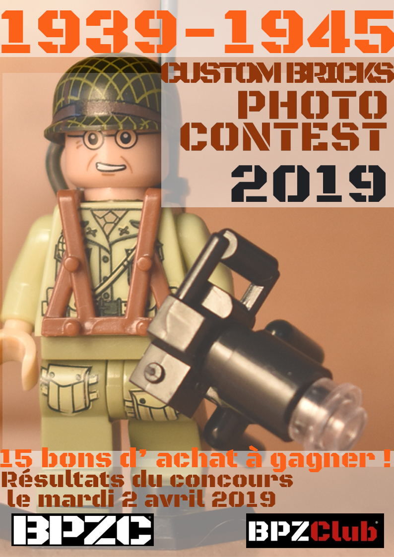 Résultats du concours  "1939-1945 custom bricks photo contest"