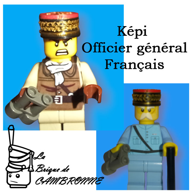 képi labriquedecambronne custom et casques BPZC sur BLACKPANZERCUBE.COM la brique  de cambronne lego