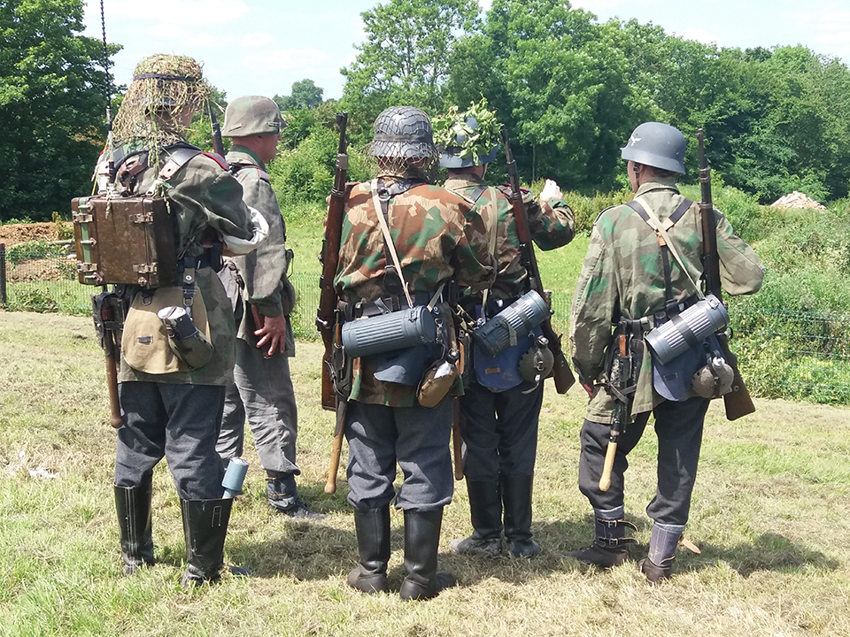 "Crisbecq Attack" reconstitution de bataille aux abords de la batterie.