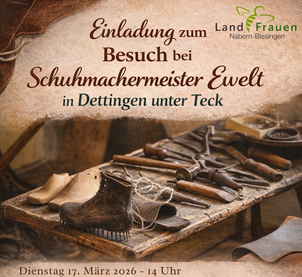 Besuch bei Schuhmachermeister Ewelt