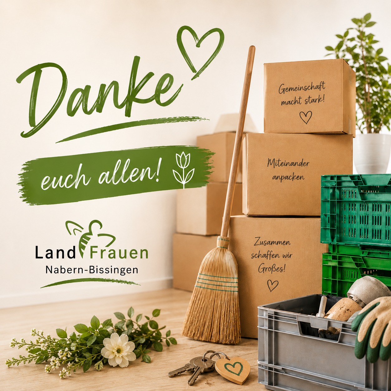 Danke - Umzug geschafft!