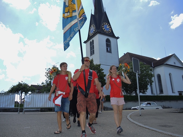 23. Juni 2019: Eintreffen an der Chilbi in Gossau. Foto: Beat Kohler, Grüt