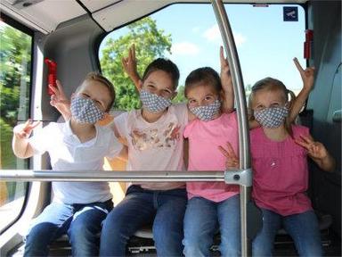 Neu im Angebot: Kindermasken aus Baumwolle. Bild: ollifant.ch