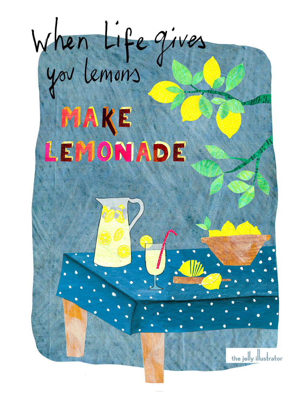 when live gives you lemons, papercut