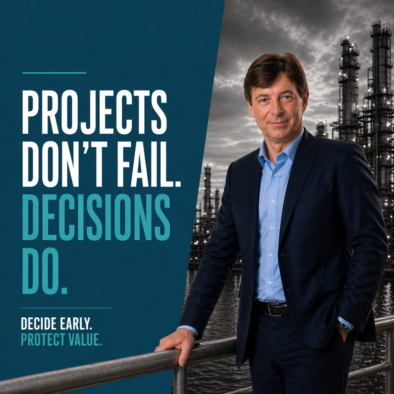Projects don't fail. Decisions do.