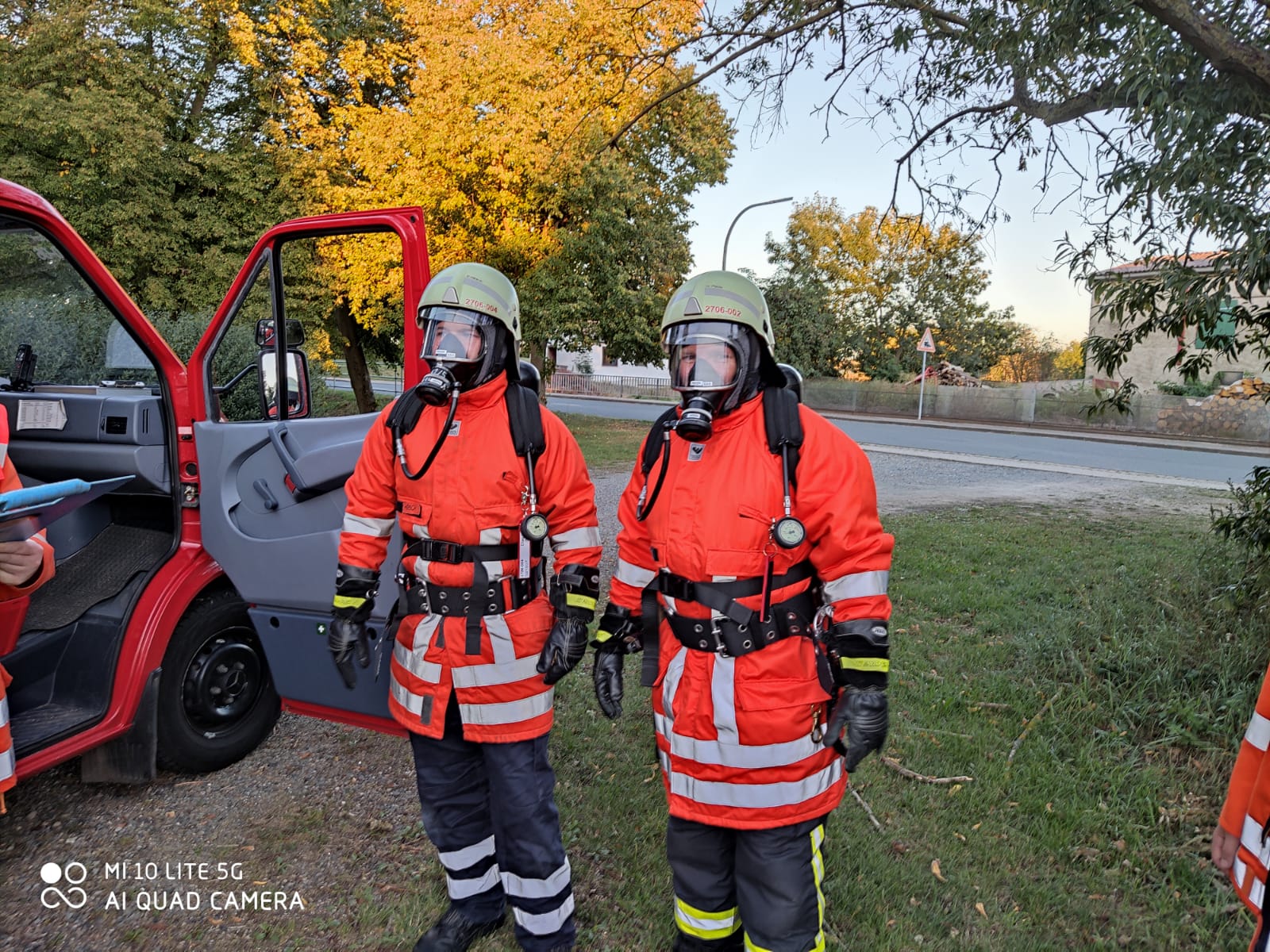 PA-Träger Übungsdienst am 07.09.2020: Elias Hirsch und Heiko Platte