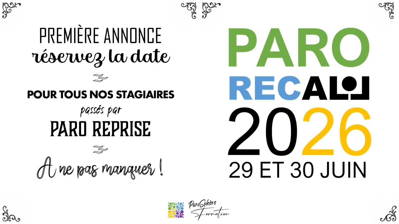 PSF | Première annonce | Paro RECALL 2026 !