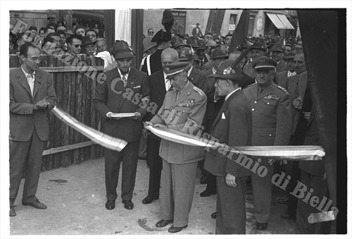 La Mostra Nazionale delle Truppe Alpine, 1952 (Fondazione Cassa di Risparmio di Biella, archivio Cesare Valerio)