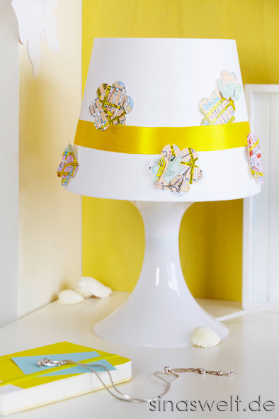 Leuchte, Lampe, Dekoidee, do it yourself, selber machen