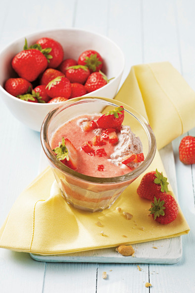 Erdbeeren, Rezept, Mandelcreme, vegan, metabolic, low carb