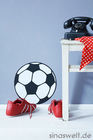 Wandtattoo, Fußball, WM, Wanddeko, Dekoidee, Wohnidee, schöner wohnen