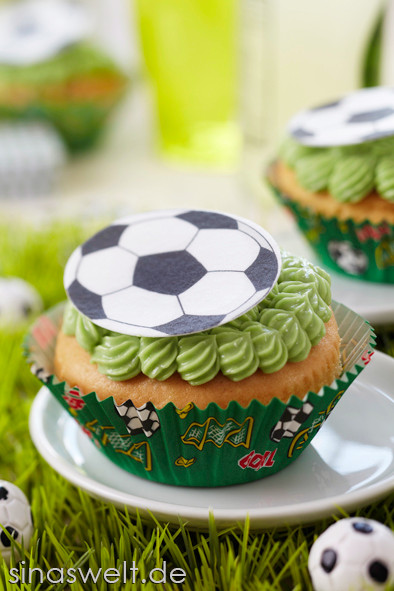 Fußball, WM, EM, Dekoideen, Tischdeko, Fußballabend, Feier, Party, Fußballparty, Tipps, Ideen, Muffin