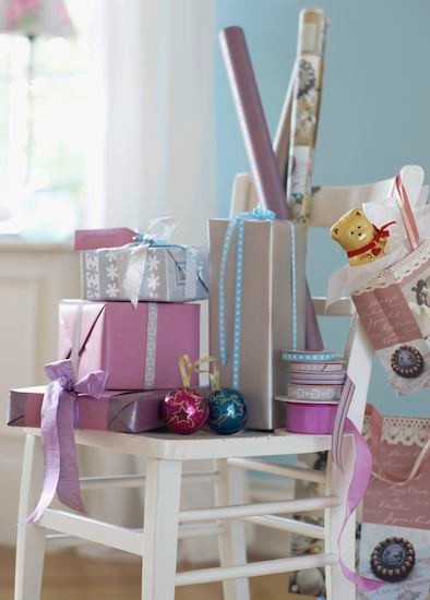 Weihnachten, Weihnachtsgeschenke, verpacken, planen