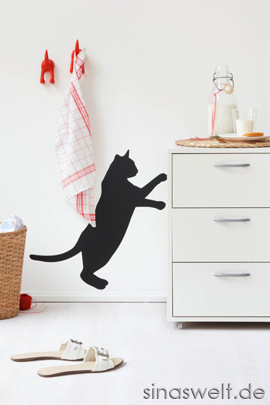 Wandtattoo, Katze, Küche, Küchenplanung, Dekoideen, Wohnidee, Wohnberatung