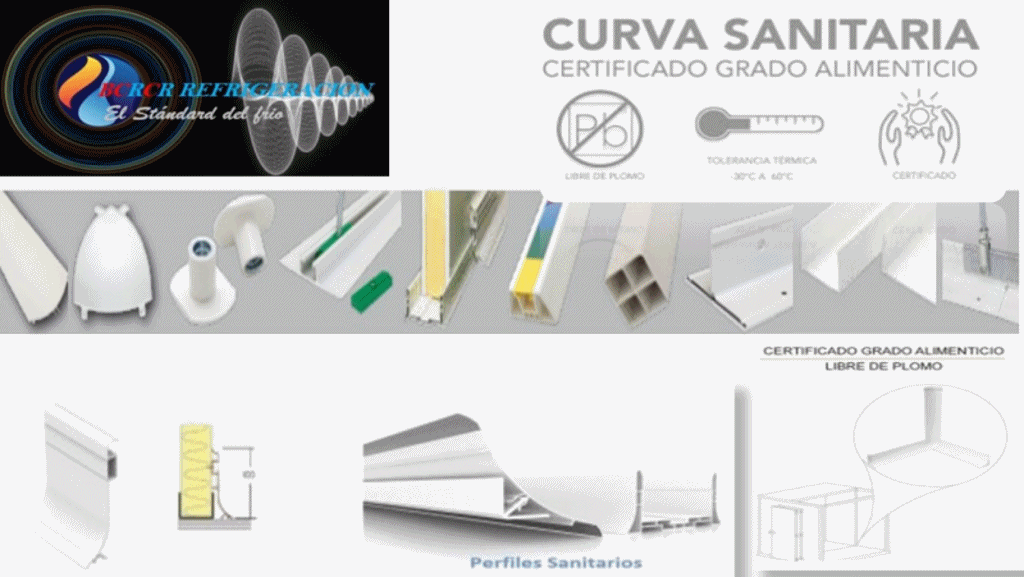 Curvas Sanitarias PVC y Accesorios -Molduras PVC BCRC REFRIGERACION