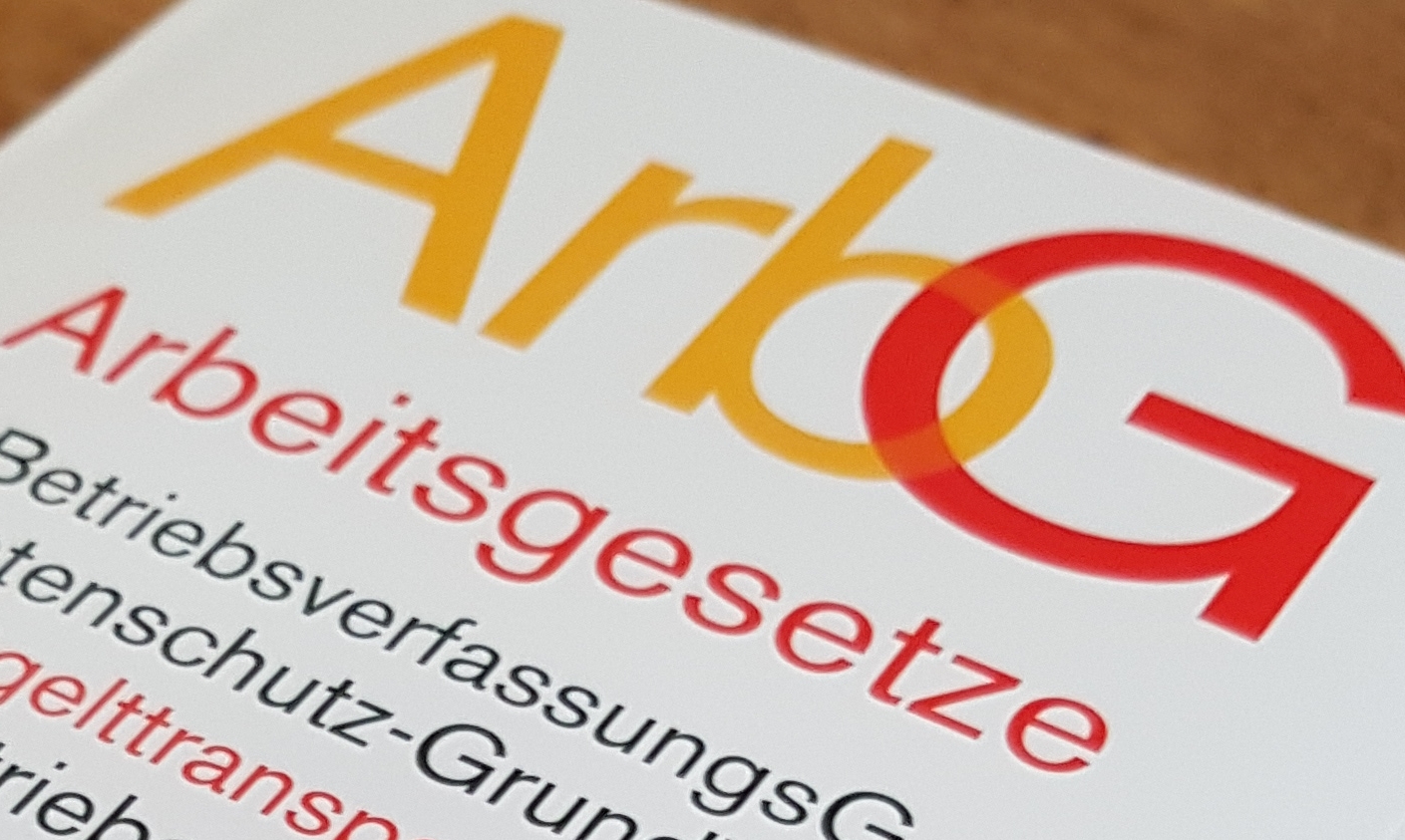 ARBEITSGESETZE Dürckheim Verlag München Griffregister