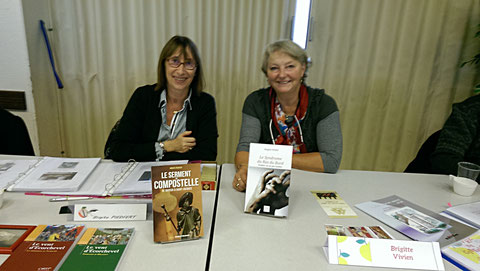 BrigiTe et BrigiTTe au salon du livre de Giberville 2016