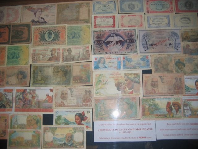 oude Franse bankbiljetten.