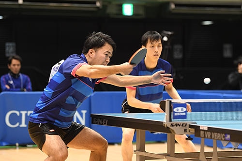 2018年全日本選手権（佐藤亮さんとのダブルス）