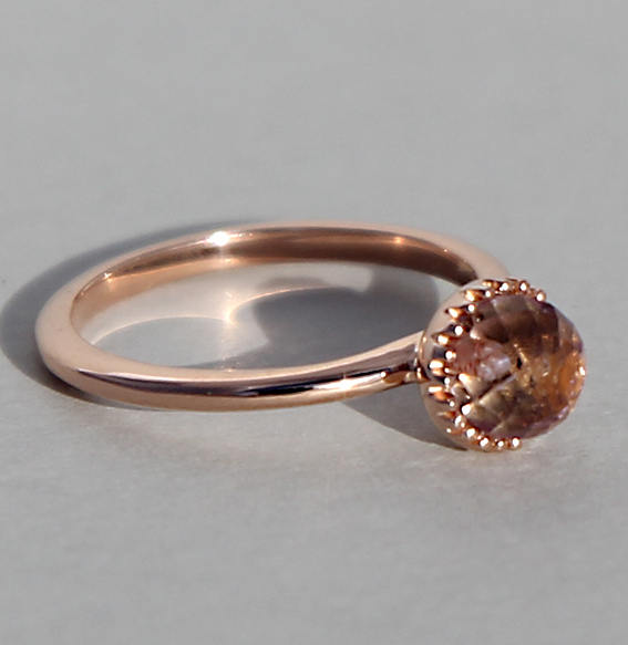 ring-zart-rauchquarz -kugel-6 mm-silber- rose-vergoldet-925-sterling