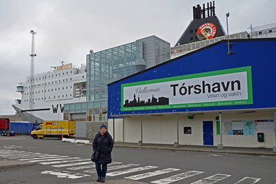 Ankunft in Tórshavn auf der Insel Streymoy.