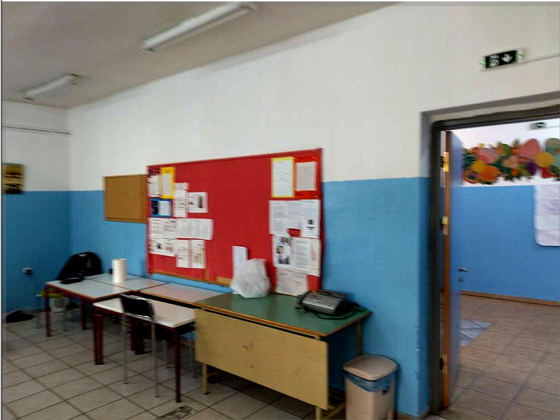 Η σχολική αίθουσα, ΠΡΙΝ από την παρέμβαση