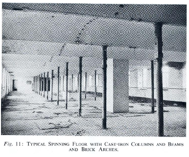 Typical spinning floor. c1964