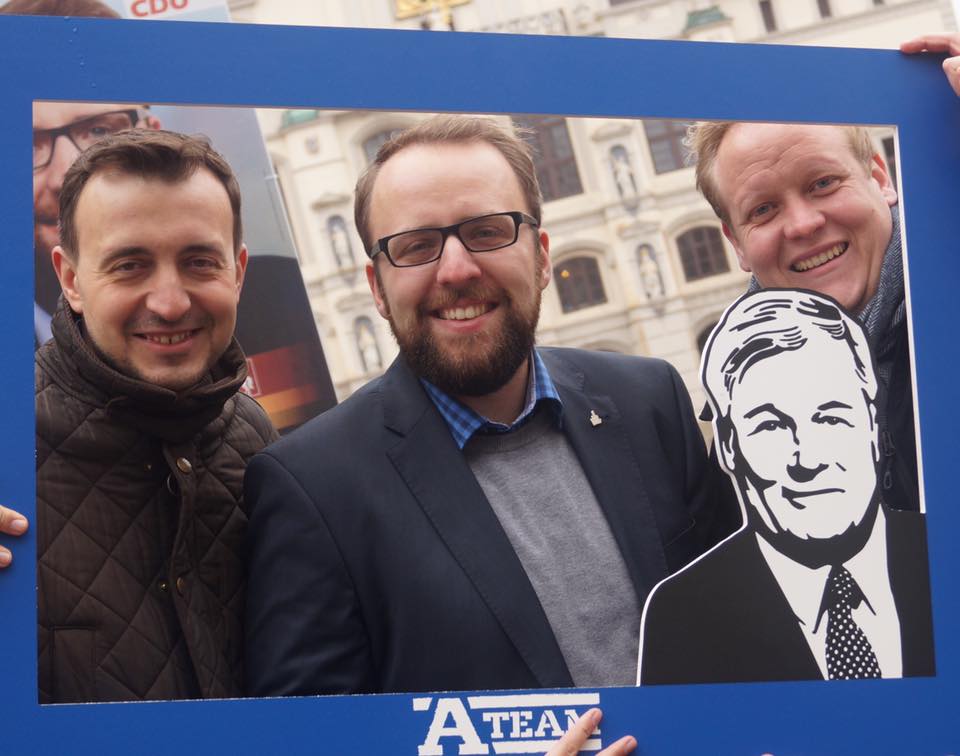 Landtagswahlkampf mit dem JU-Bundesvorsitzenden Paul Ziemiak