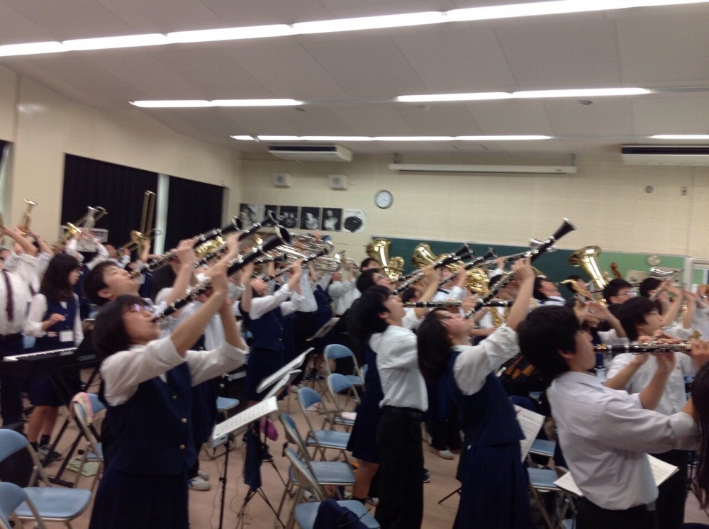 合同練習！ 和光国際高校吹奏楽部