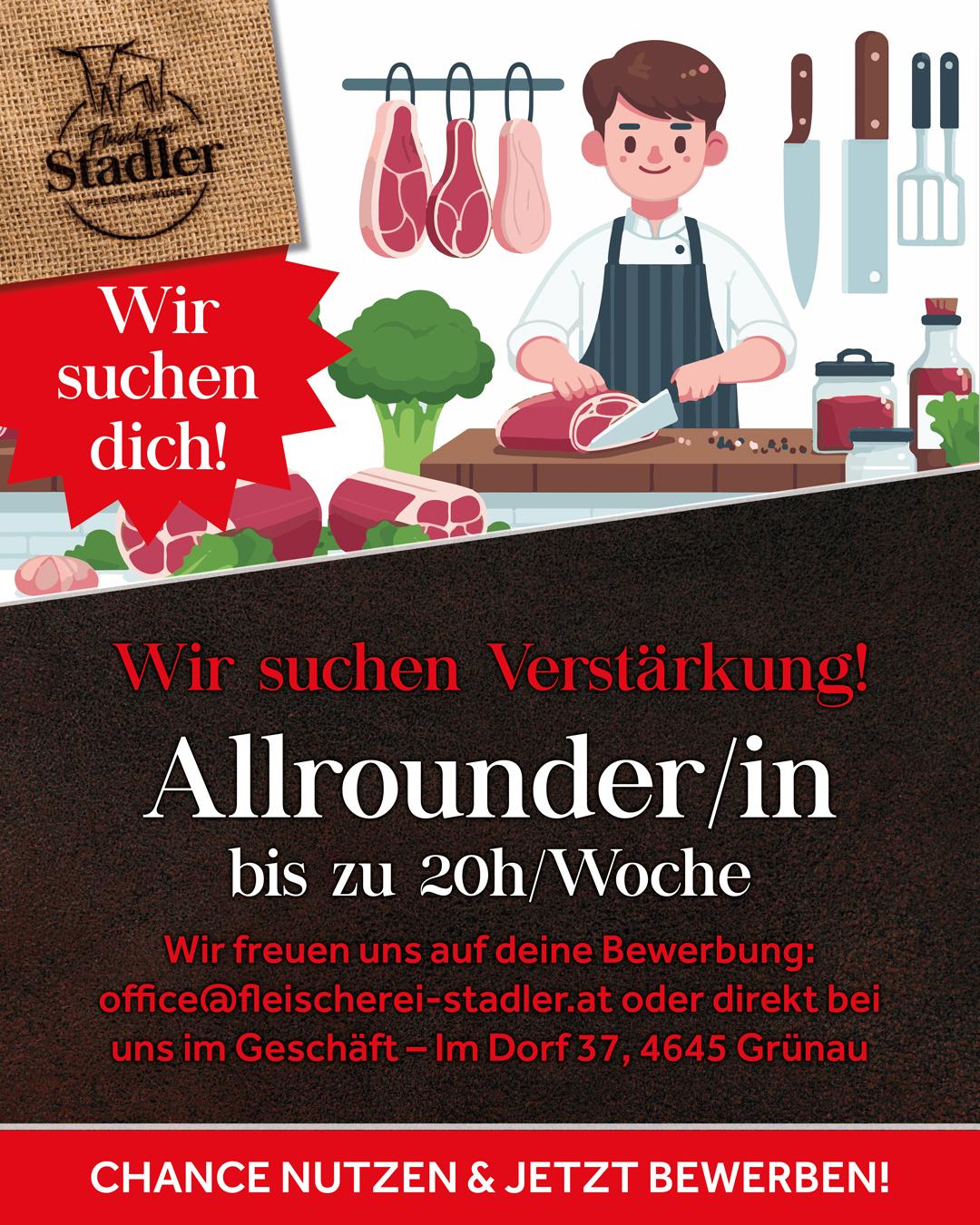 Stellenanzeige: Allrounder/in