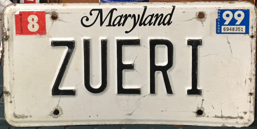 Maryland Vanity License Plates cljpl8smd