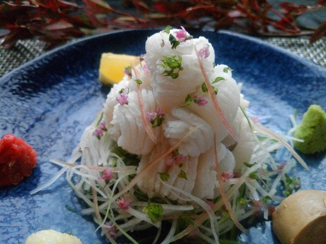 鱧湯引き 寿々木 鱧湯引き 寿々木