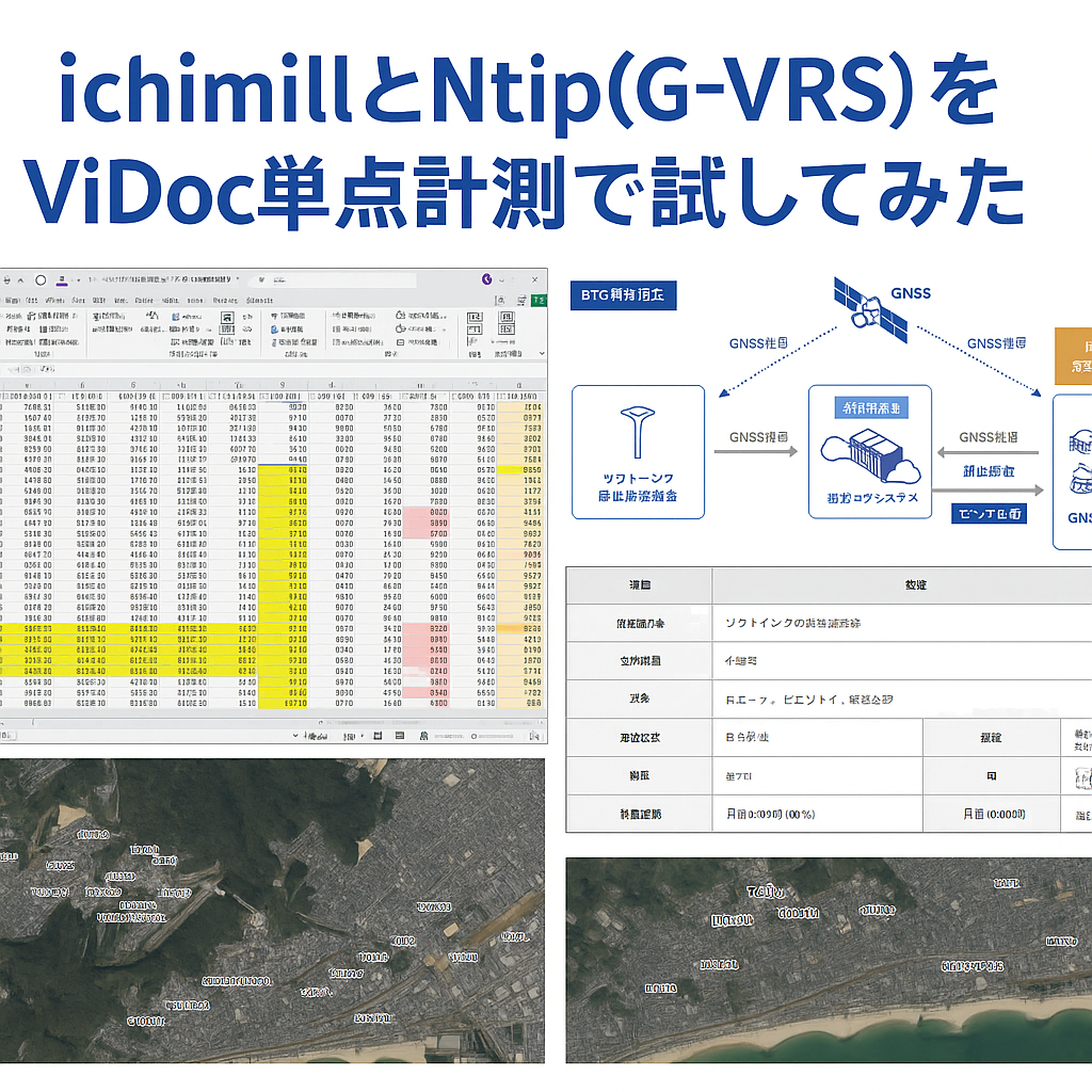 ソフトバンク新プランNtrip(G-VRS)を検証