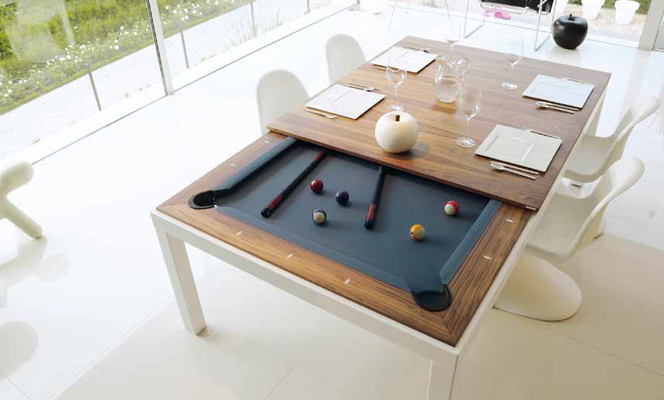 Une table de billard révolutionnaire et design !