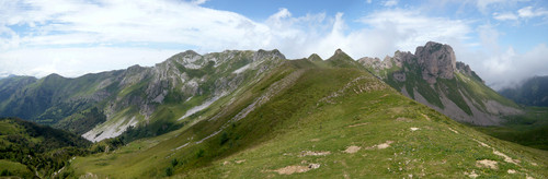 Le Lauriolle depuis le col de sieste ( photo Clément google earth)