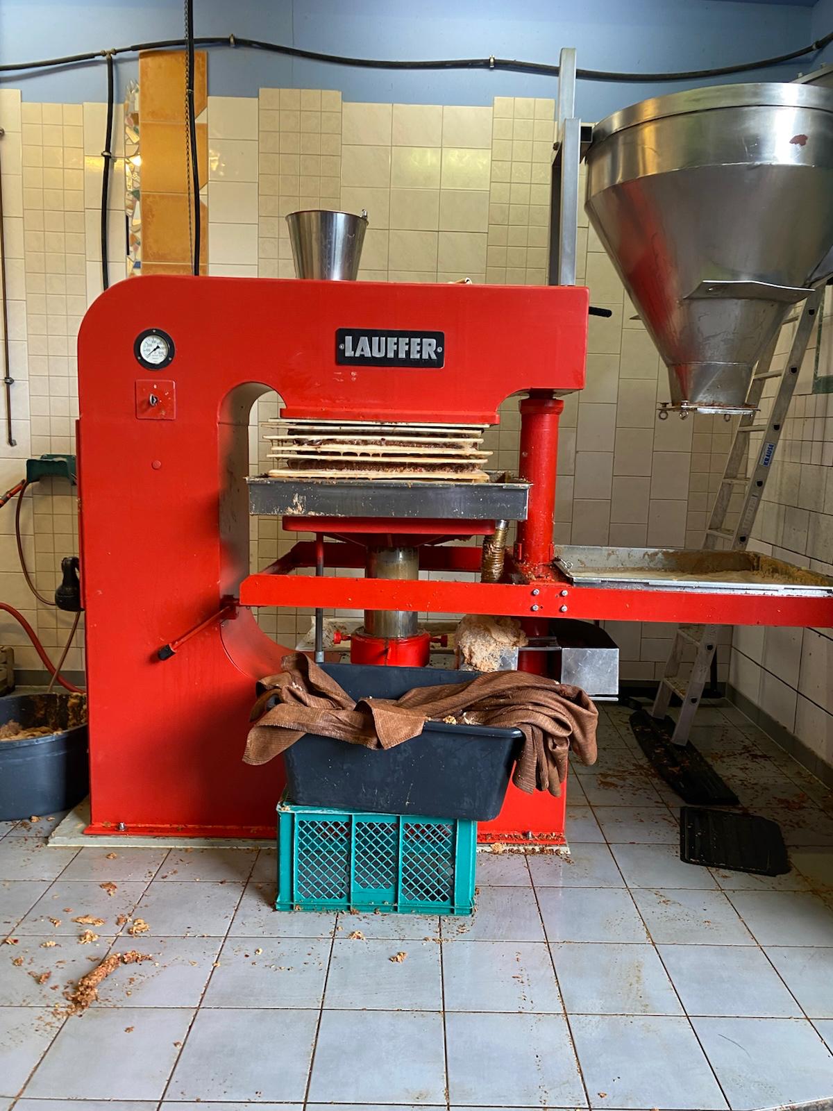 Saftpresse mit 250bar Druck