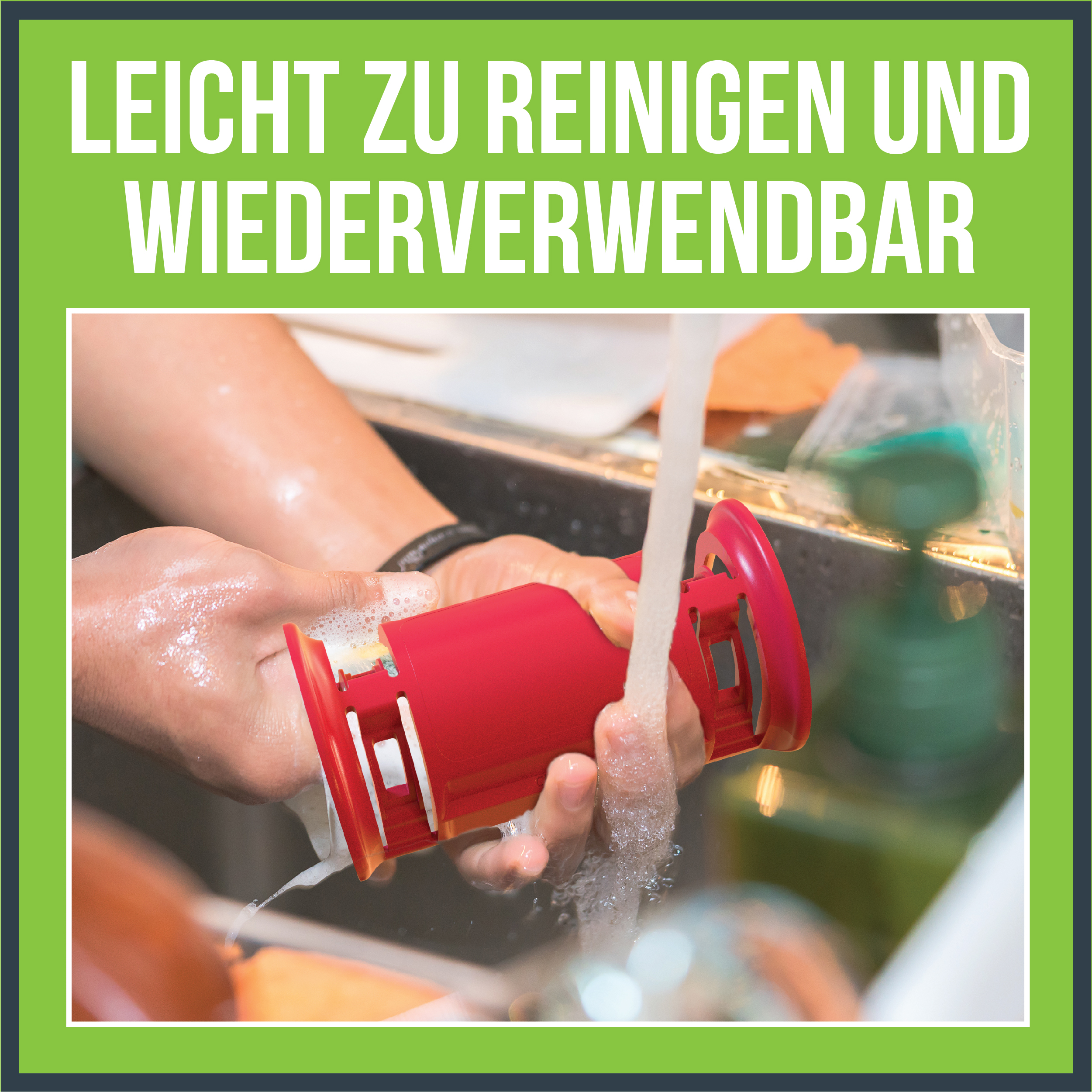 Clipeez - leicht zu reinigen und wiederverwendbar